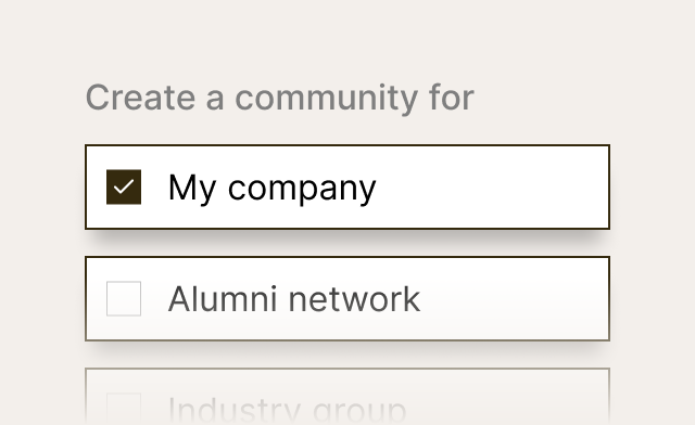 Examples of communities
